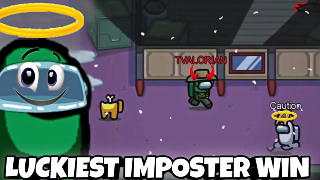 Luckiest Imposter In Among Us Among Us Funny Gameplay Youtube Luckiest Imposter In Among Us Among Us Funny Gameplay Youtube