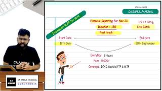 CA Final FR Fast track Batch for Nov 23 Launch