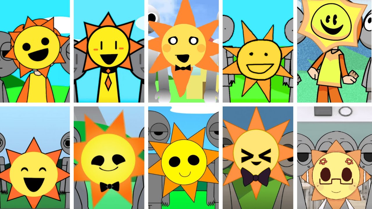 🌞Incredibox - Sprunki but ONLY MR SUN in ALL Human Edition | PART 2🌞