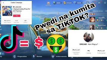 Paano kumita ng pera sa tiktok sa pamamagitan ng pag gawa ng MLBB Content related Videos? Tutorial.