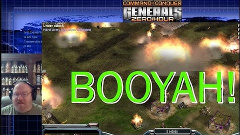 Command and Conquer Zero Hour 1 vs 7 Shockwave Chaos Mod vs USA Rave vs mix