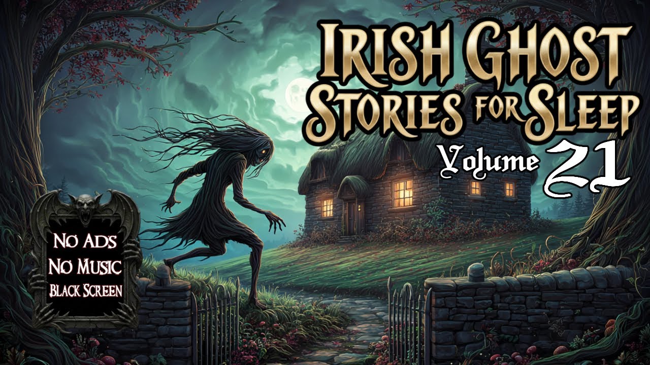 Irish Ghost Stories for Sleep - Vol. 21 (No Ads, No Music) 👻