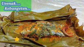 Borosin Nasi ‼️Nikmatnya makan Pepes Ikan Kembung Bumbu Kemangi, menu Terenak