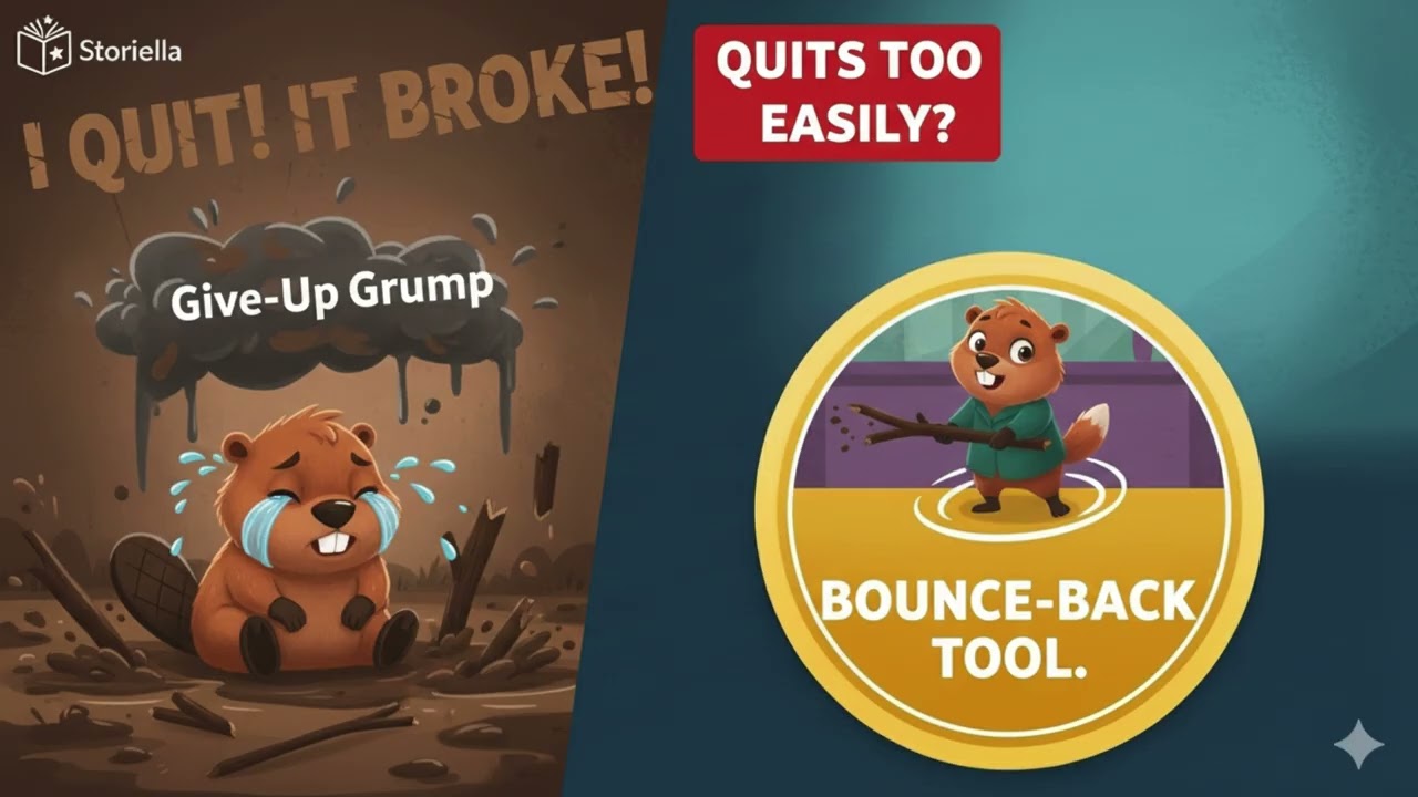 My Child Quits Too Easily! Benny's Bounce-Back Tool for Resilience & Grit