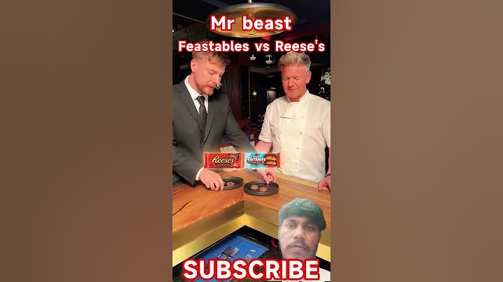 Mr beast | Feastables vs Reese's Taste Test with @gordonramsay