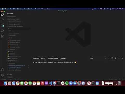 Team Profile Generator Demo