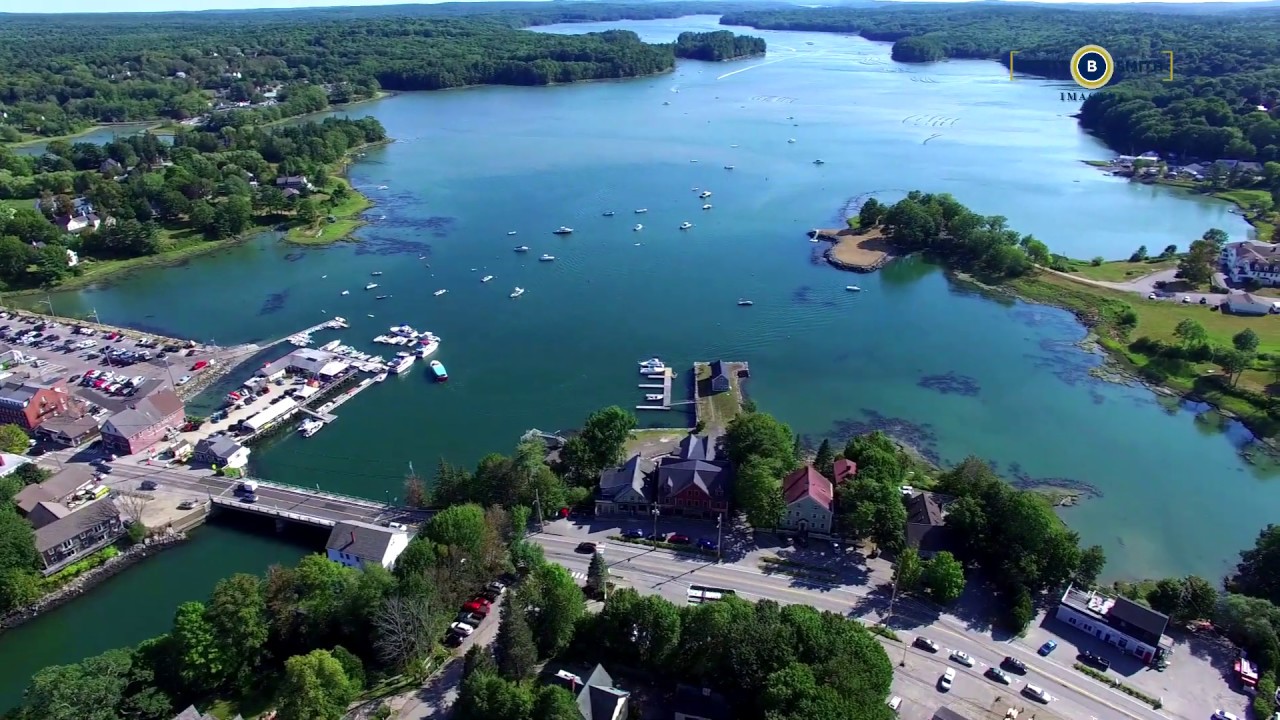 Scott B Smith Aerial Damariscotta and Newcastle Maine YouTube
