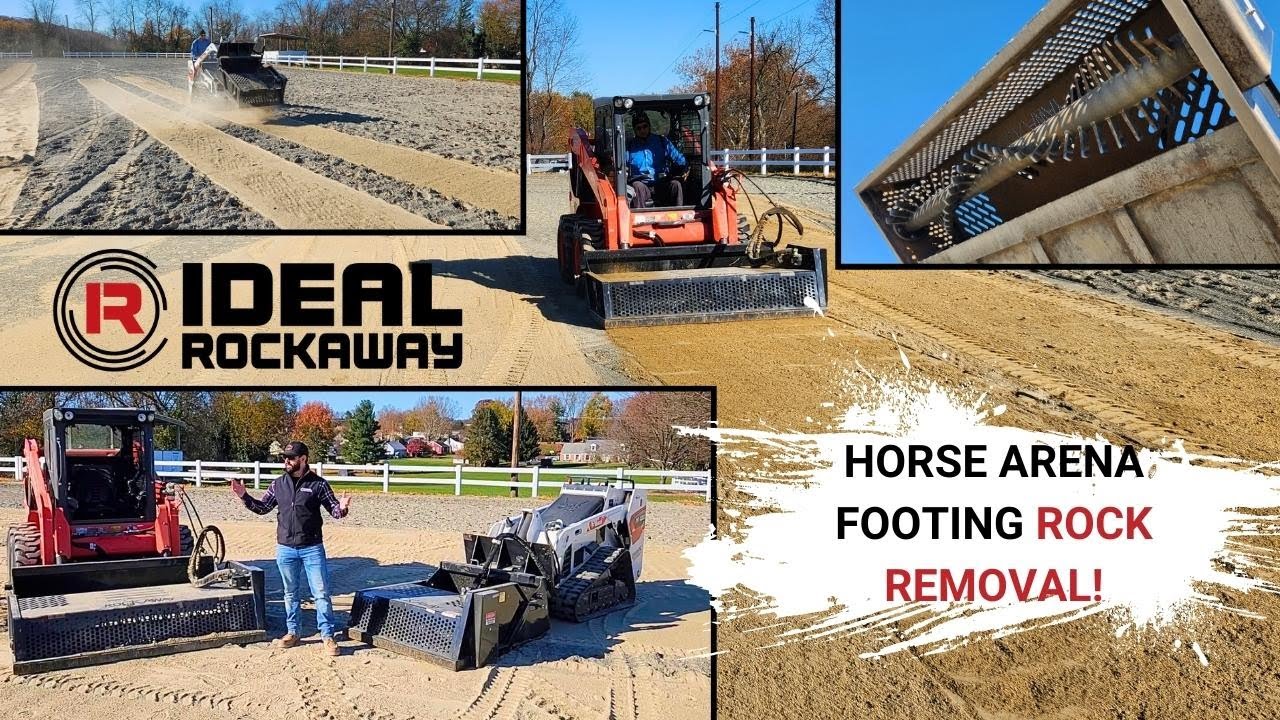 Horse Arena Rock Removal Attachment Derocking Outdoor Horse Arena