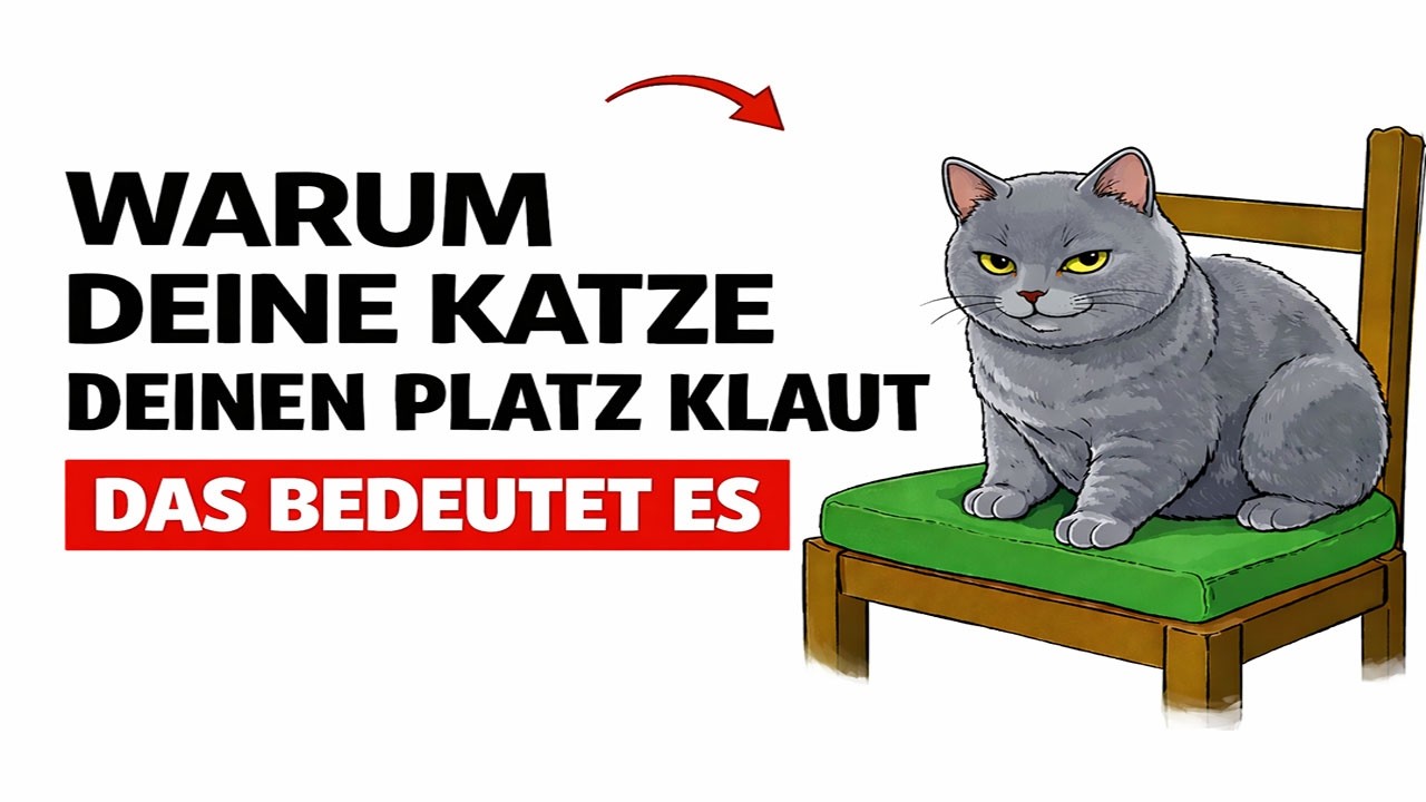 Wenn deine Katze deinen Platz einnimmt, will sie dir DAS sagen...