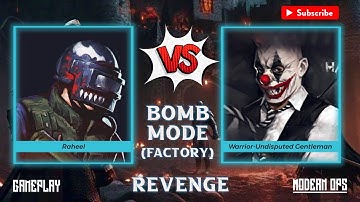 Modern ops - 1 vs 1 Bomb mode “REVENGE” (Factory) Gameplay