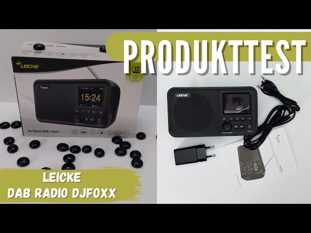 LEICKE tragbares DAB+ Radio mit Bluetooth 5.0