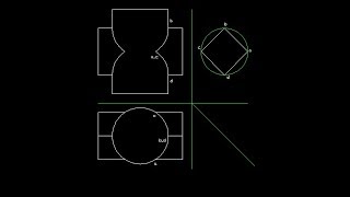 Celebrity Intersection of Cylinder and Square Prism | Step by Step procedure Net Worth
