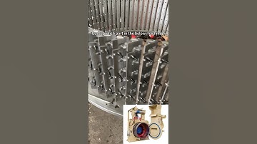 Do you know which part of the machine it is ❓Flaker machine for wood industry - Blade Ring #chipper