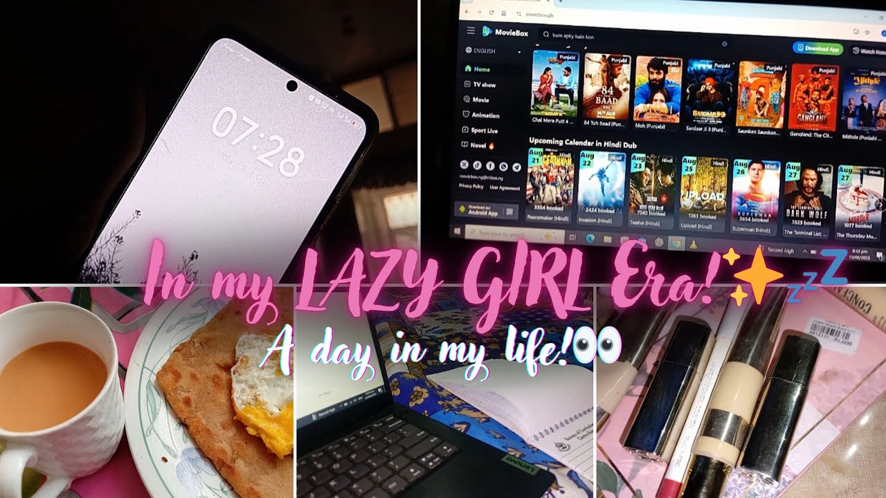 Day 1 of Trying to change my Bad/Old habits! | A day in my life as a lazy girl!😴✨🎀