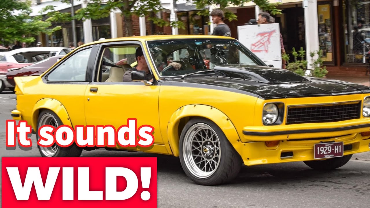Best sounding V8 exhaust EVER?! V8 Torana hatch