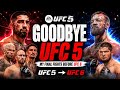 I will never play UFC 5 again 😭😭