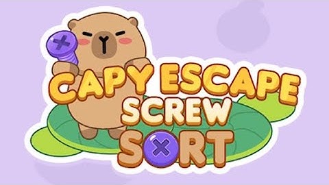 Capy Escape: Screw Sort (by Abi Games) IOS Gameplay Video (HD)