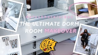 College Dorm Tour | *EXTREME* DORM ROOM MAKEOVER | UNIVERSITY OF ARKANSAS @ PINE BLUFF | Dorm Decor