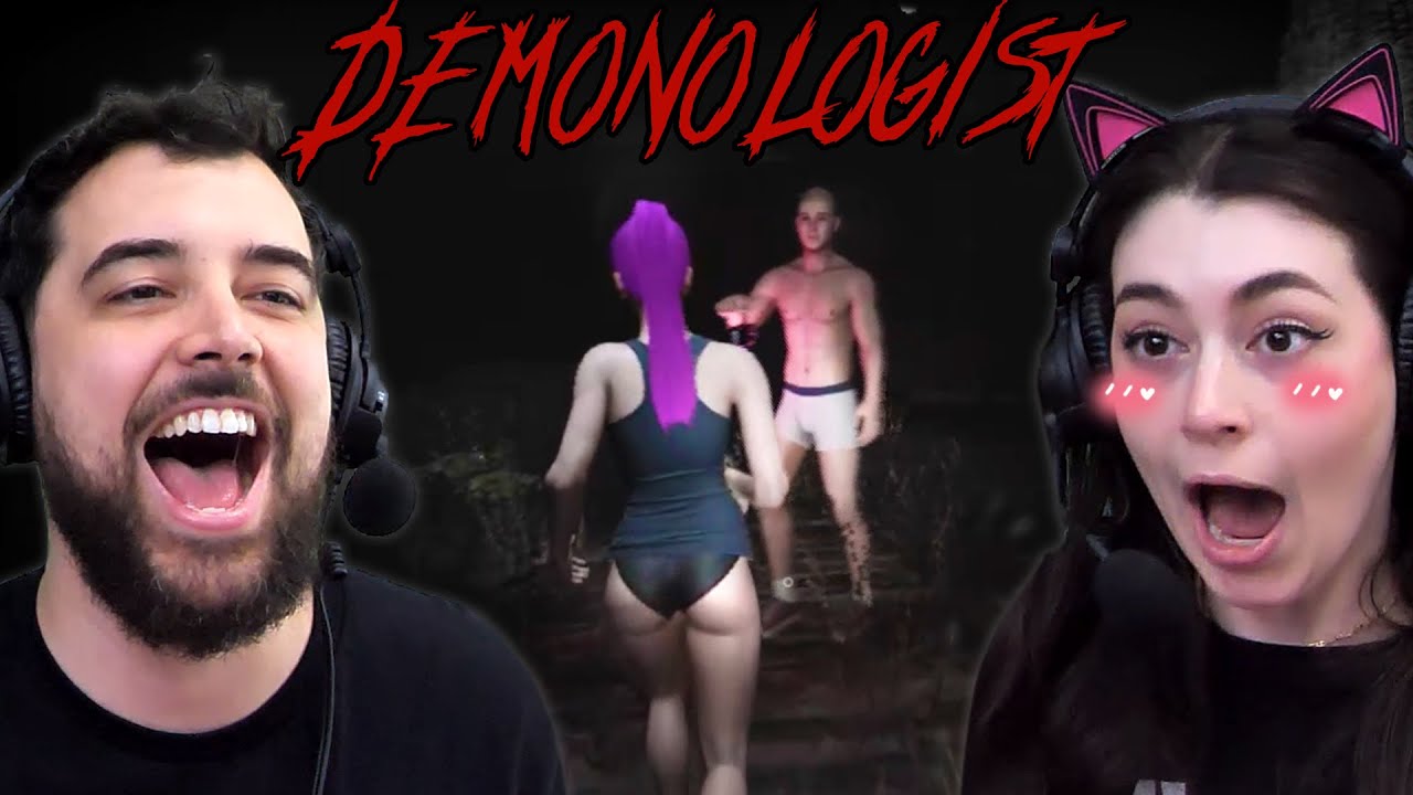 Playing a scary game in our underwear (Demonologist) 