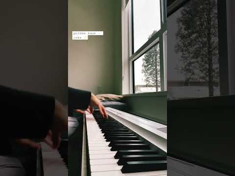 most INTENSE cover of GOLDEN HOUR on the piano