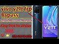 Vivo Y21t Frp Bypass Android 12 |  Vivo Y21t Google Account Unlock | 2022