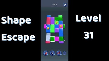 Shape Escape Level 31 Walkthrough 🧩 | Step-by-Step Guide | SolutionGuruji