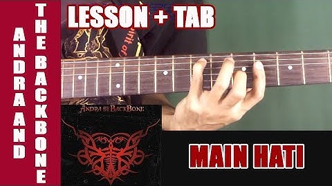 Belajar Gitar Main Hati - Andra and The BackBone [Guitar Lesson] + TAB