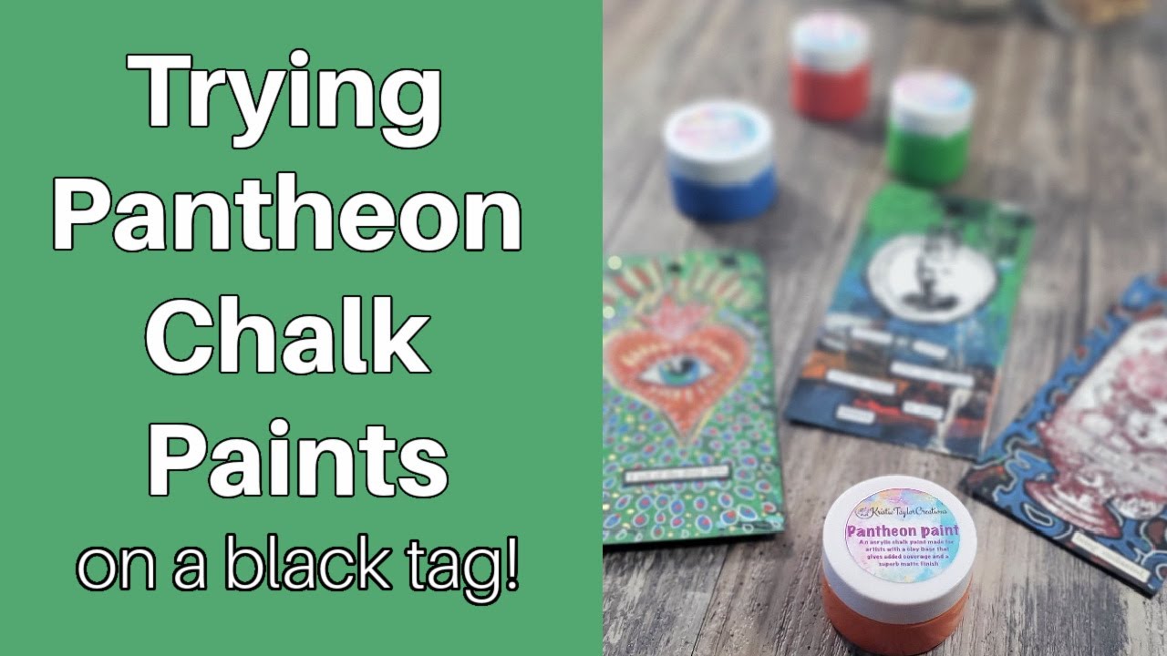 First time trying Pantheon Chalk Paints by Kristie Taylor Designs
