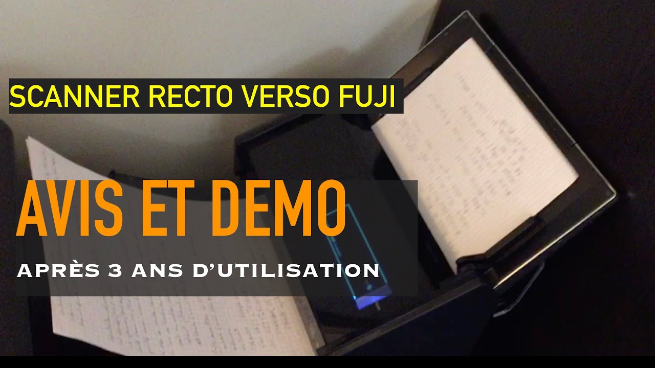 Scanner recto verso AVIS IX500 après 3 ans d'utilisation ...