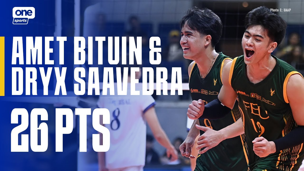 Bituin, Saavedra COMBINE 26 PTS for FEU vs AdU | UAAP SEASON 87 MEN'S ...