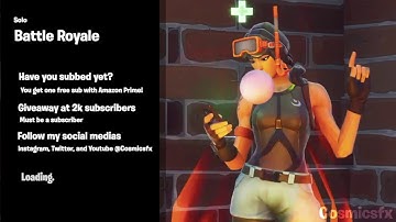 Personalized Fortnite Loading Screen