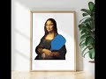 Mona Lisa Pickleball Art Digital Download, Funny Art, Renaissance Meme, Pickleball Gift, Home Decor