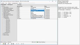 Nexo Programador: Configuración del sistema de preatención
