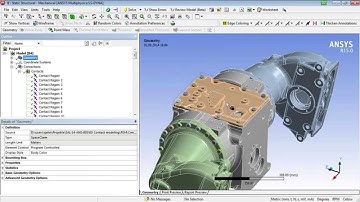 Handling Contacts in Large Assemblies Using ANSYS Workbench