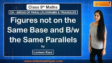 Figures not on the same base and between the same parallels
