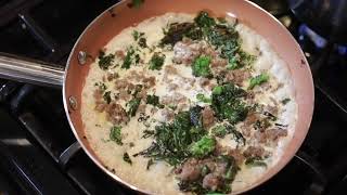 Rigatoni With Cream Sauce & Broccoli Rabe