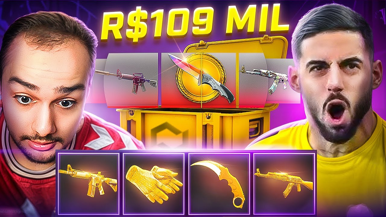 Ganhei R$109.000 na conta do K9 do G3X e montamos seu INVENTÁRIO ROSA no CS:2 😱💸 ( Parte 6 )