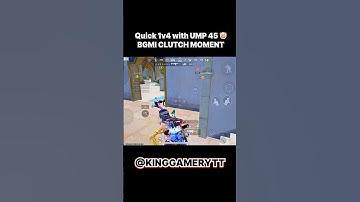 Quick 1v4 with UMP 45 🤡 | BGMI CLUTCH MOMENT | #bgmi #pubgmobile #trending #viralshort #shorts