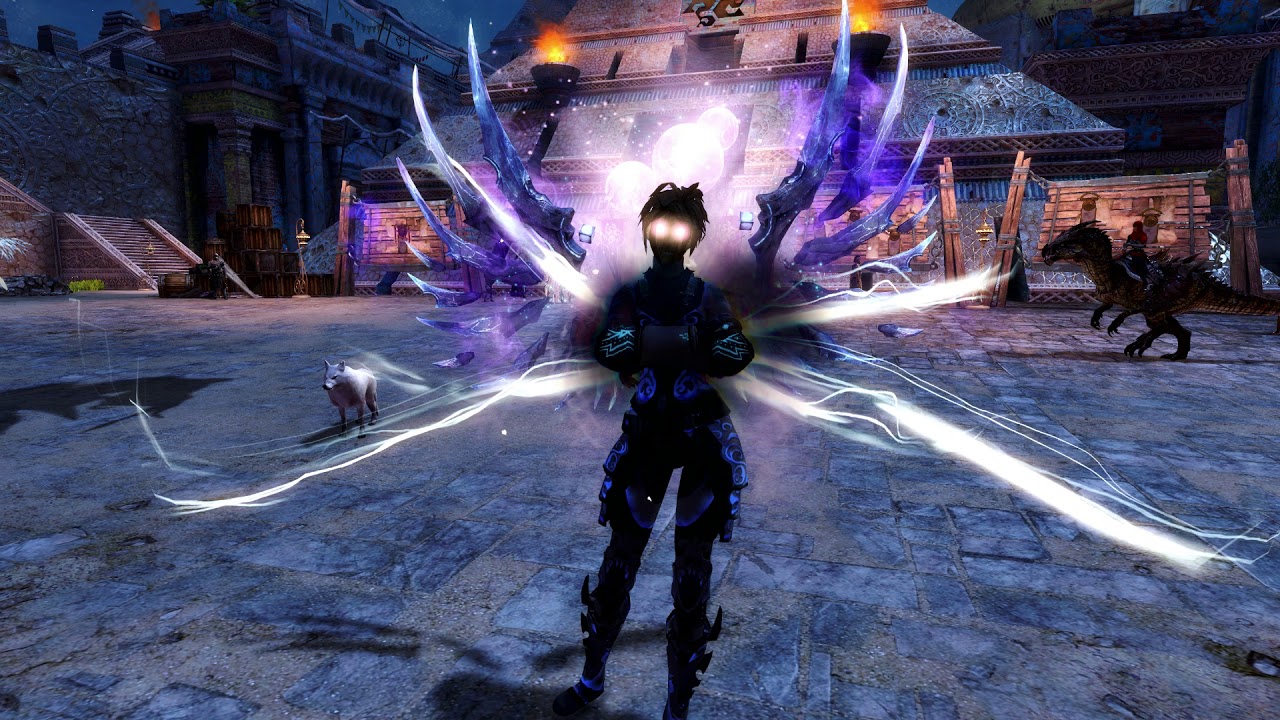 GW2 Fashion wars - Black and Purple.