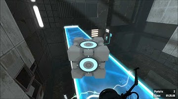 Portal 2 - Bridge the Gap - 2 Portals
