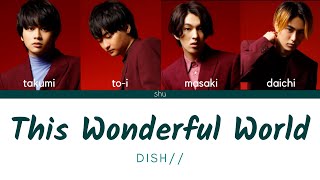 DISH// - This Wonderful World (Kan/Rom/Eng Lyrics 歌詞)