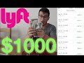 How Long it Took Me to Make $1000 as a Lyft Driver