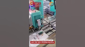 New installation Coimbatore | Automatic Programmable Notepad Center cum side wire stitching machine