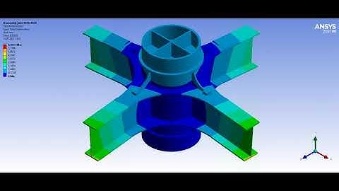 Connecting steel columns and beams in ANSYS