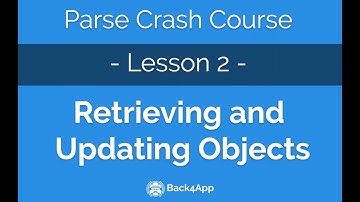 Parse Crash Course #2 - Saving and retrieving an object