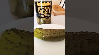 I was about to eat the pickle when all of a sudden this happened