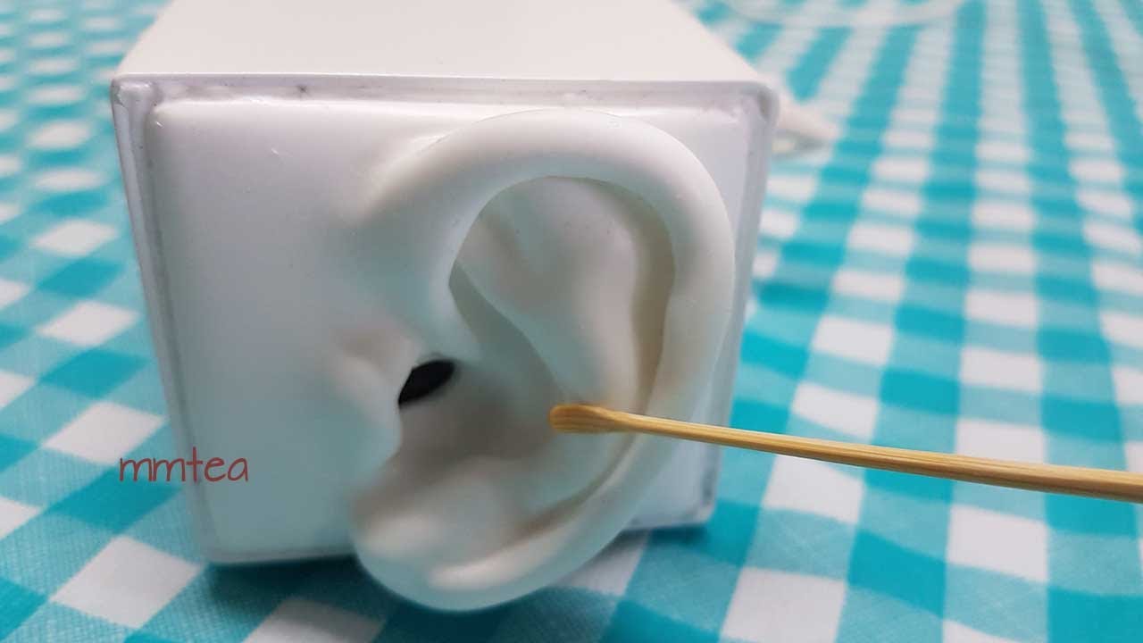 ASMR Ear Cleaning with Wooden Ear Pick YouTube