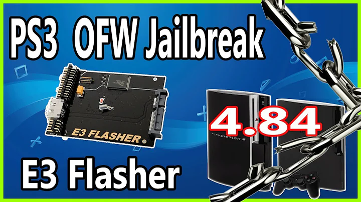 Jailbreak PS3 Slim 4.84 OFW With E3 Flasher To Rebug 4.82.2 CFW 2021