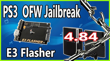 Jailbreak PS3 Slim 4.84 OFW With E3 Flasher To Rebug 4.82.2 CFW 2021