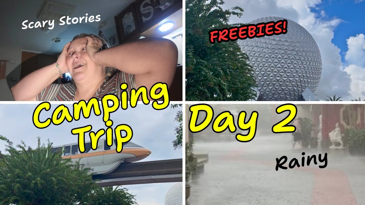 Camping Trip Day 2: A Day Out! No Cooking?! Relaxing Rainy Day